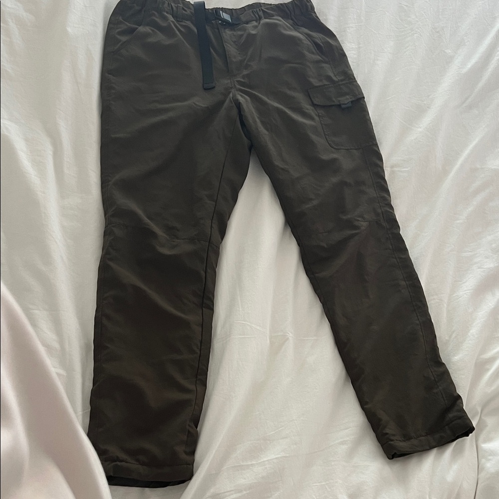 Uniqlo Cargo Jogger Pants in Dark Olive